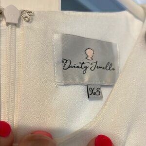 Dainty Jewells Elegant White Long Sleeve Dress